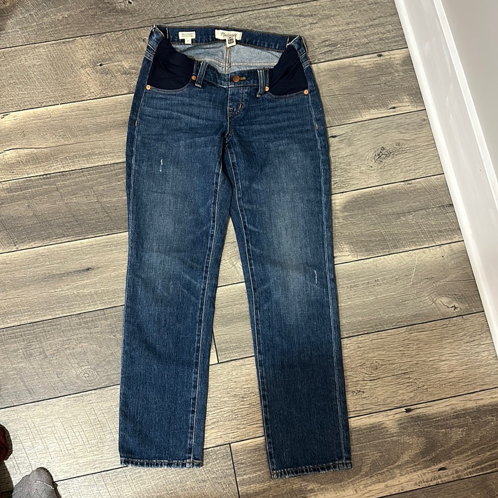 Madewell size 25 maternity Slim Boyjean